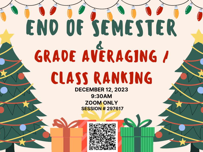 EOS, Grade Averaging and Class Ranking